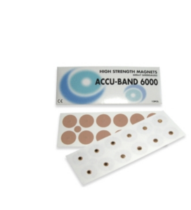 imanes accu-band 6000 gauss para magnetoterapia