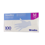 Puderfreie Nitril- Handschuhe Sensiflex Lite S/P 100UI L